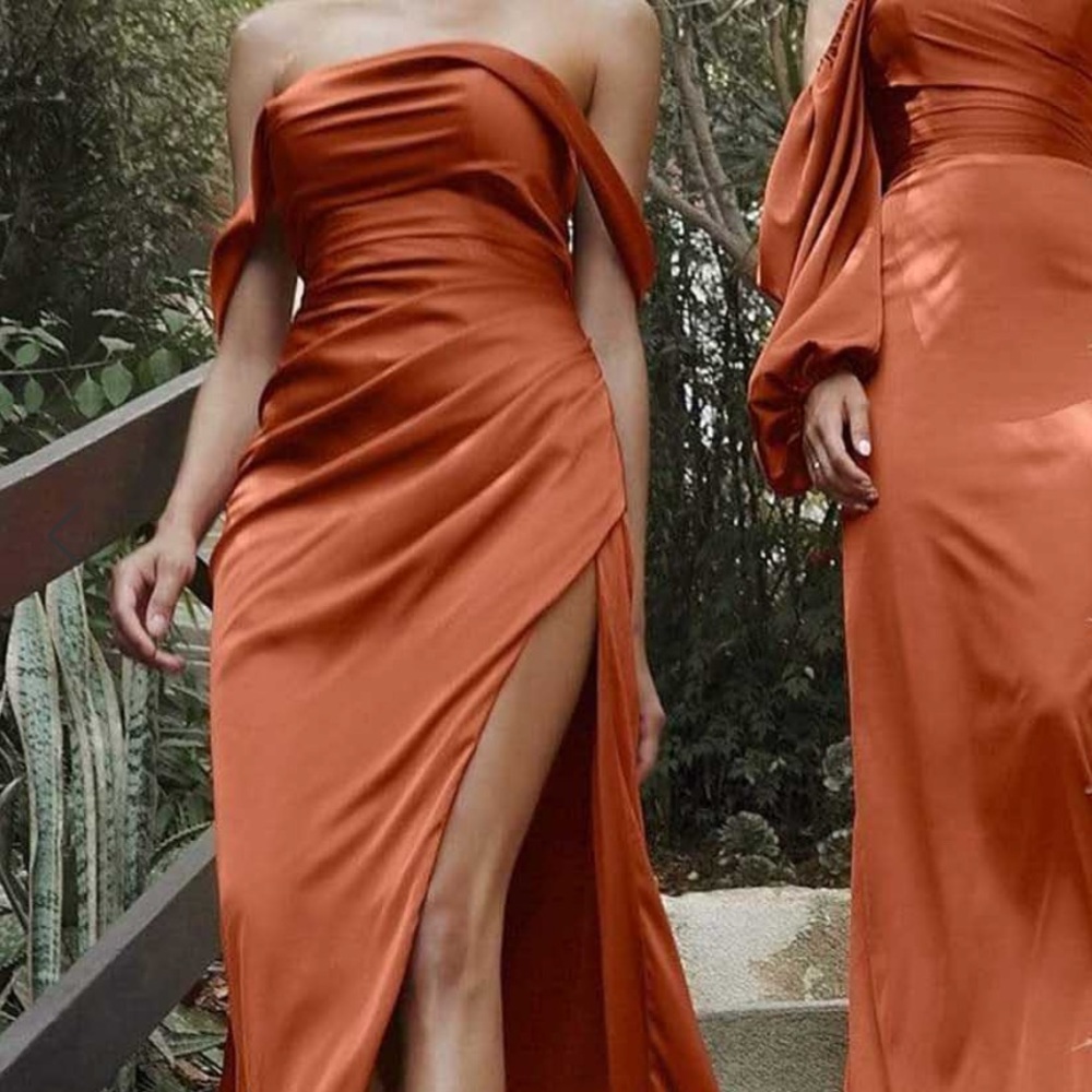 Burnt Orange Cinderella Divine Dress
